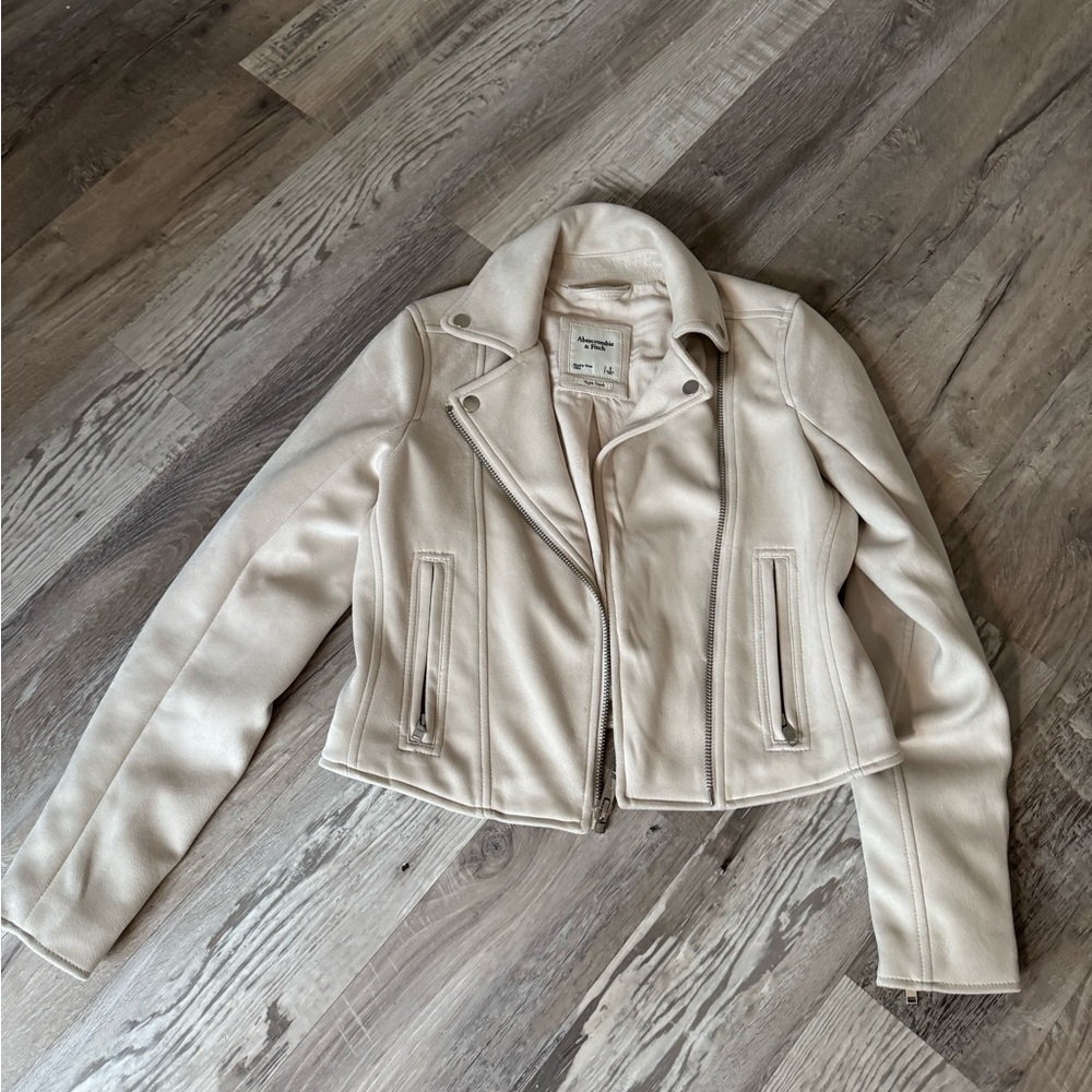 Abercrombie & Fitch Cream  Jacket